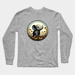 Baby Elephant Long Sleeve T-Shirt